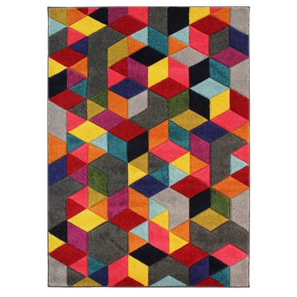 Spectrum Dynamic Geometric Rug 2
