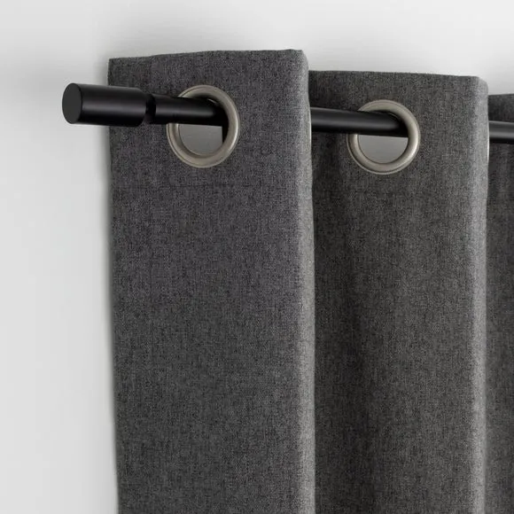 Barrel Extendable Metal Eyelet Curtain Pole 3