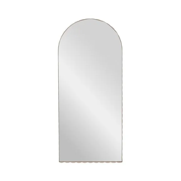 Scalloped Arched Full Length Wall Mirror 2