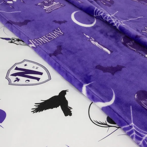 Wednesday Destined Fleece Blanket 4