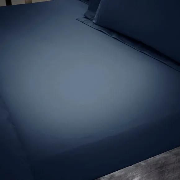 Hotel 230 Thread Count Percale 100% Cotton Fitted Sheet 2