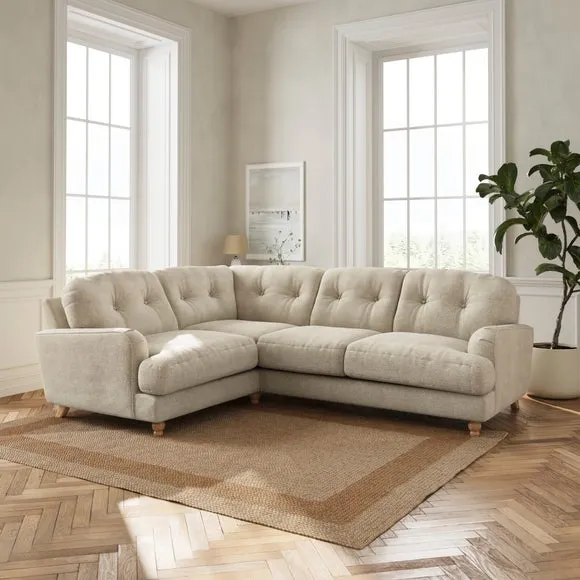 Martha Basket Weave Full Corner Sofa