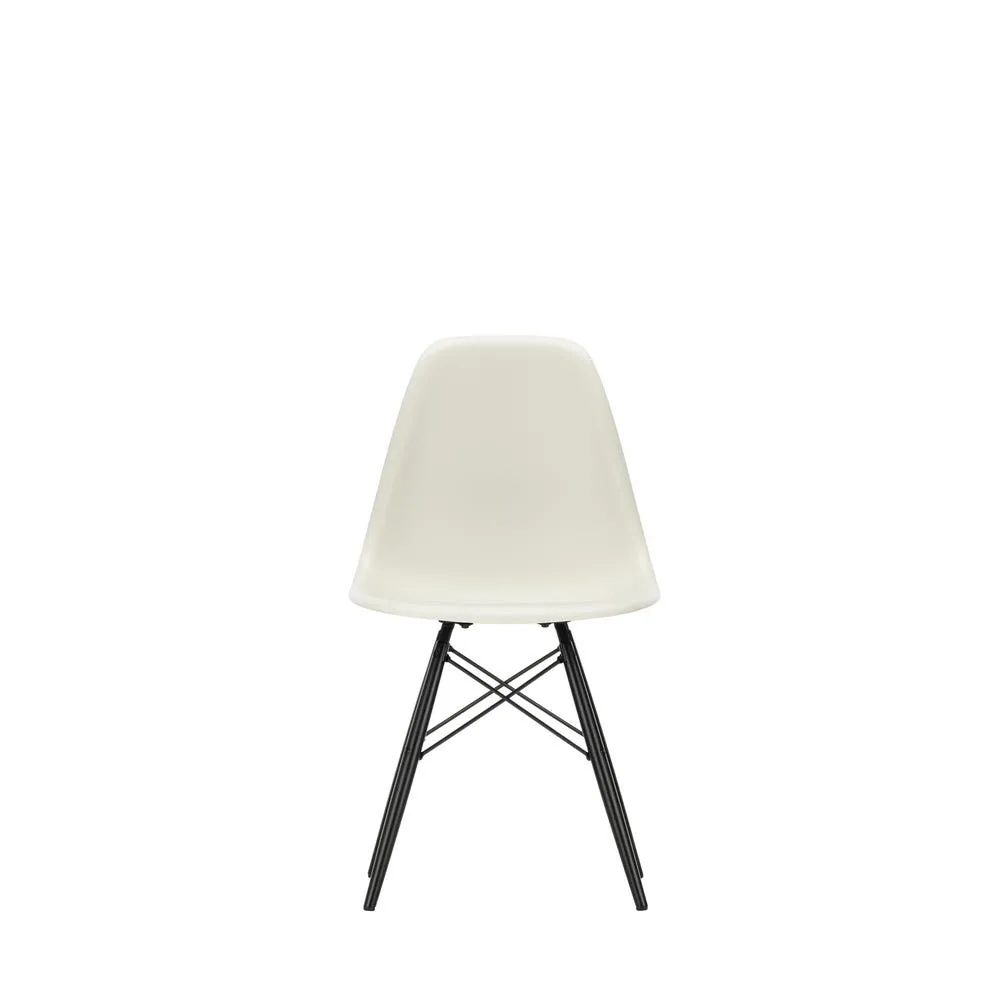 Vitra Eames DSW Side Chair New Height Pebble Black Maple Base 3