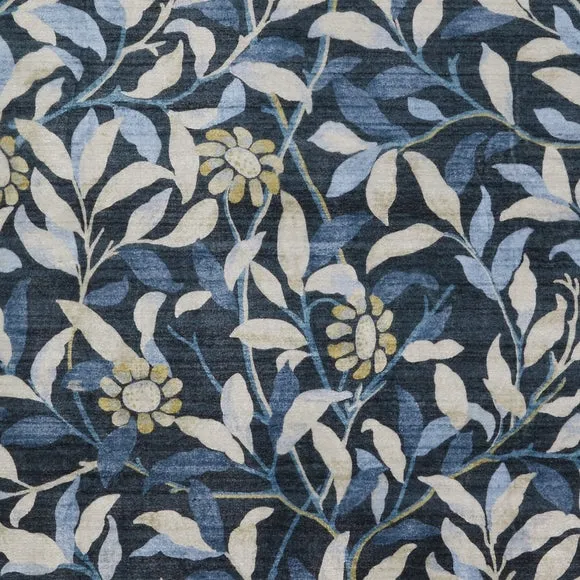Concept Looms Liberty Floral Scalloped Washable Rug 2