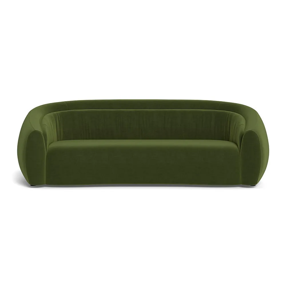Heal's Flora 4 Seater Sofa Nobilis Velvet Leaf 1
