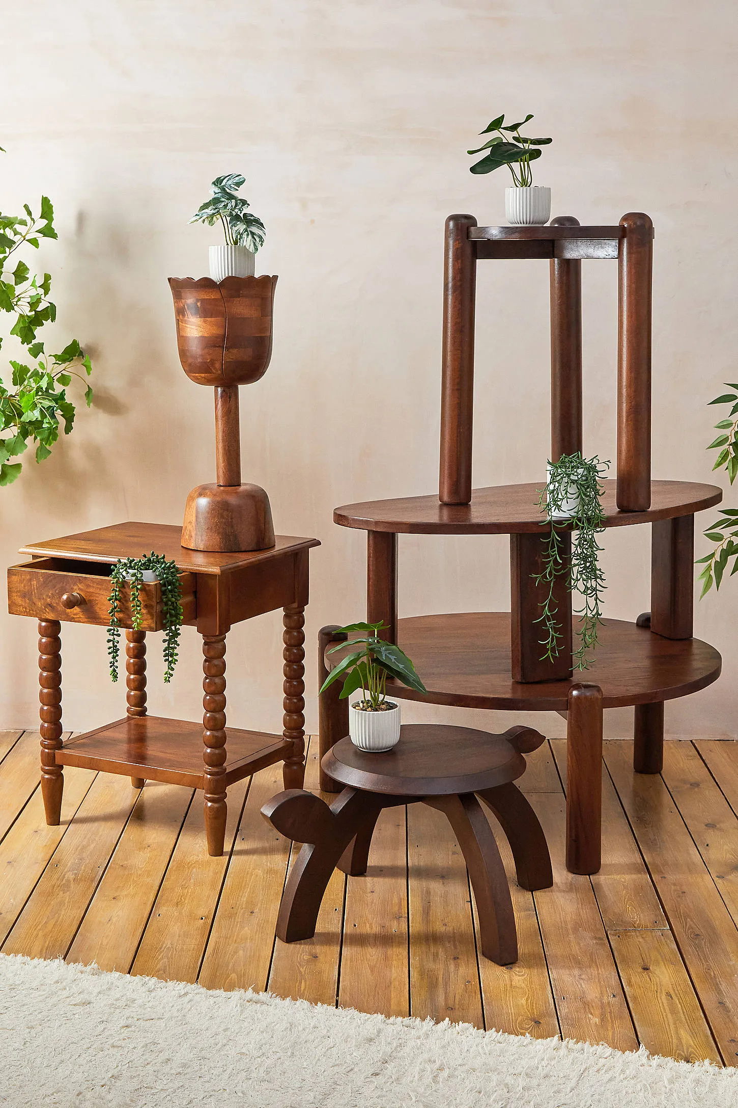 Warren Side Table - Brown 3