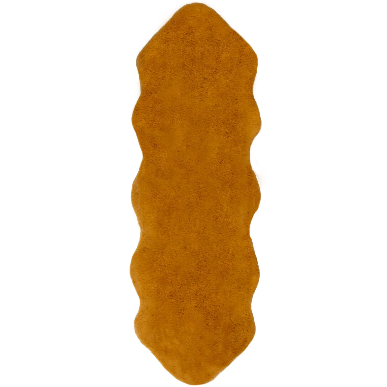 Supersoft Double Pelt Faux Fur Rug Yellow