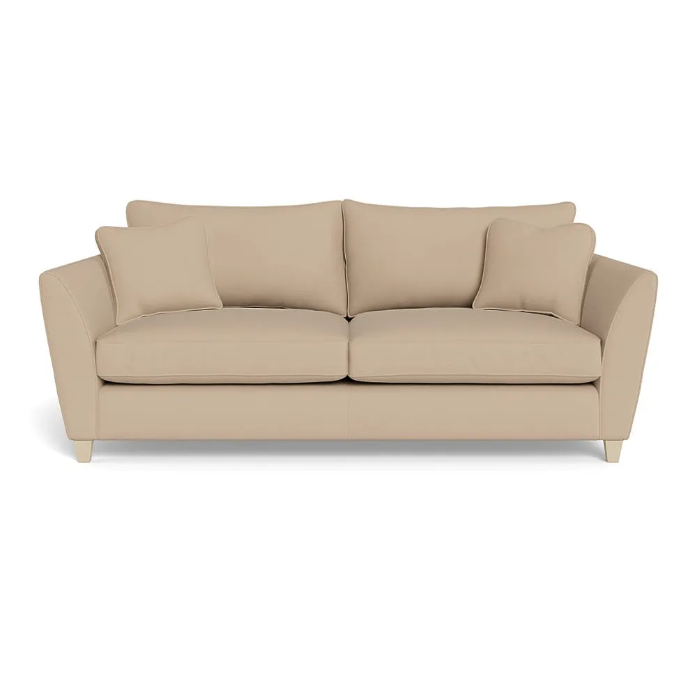 Heal's Torino 4 Seater Sofa Capelo Linen-Cotton Bamboo Natural Feet 1