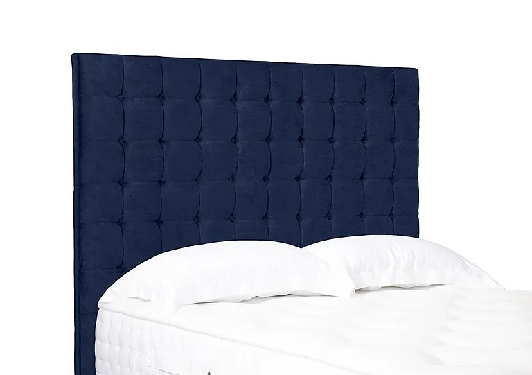 Artisan Collection Dot High Floor Standing Headboard - Single - Aston Navy