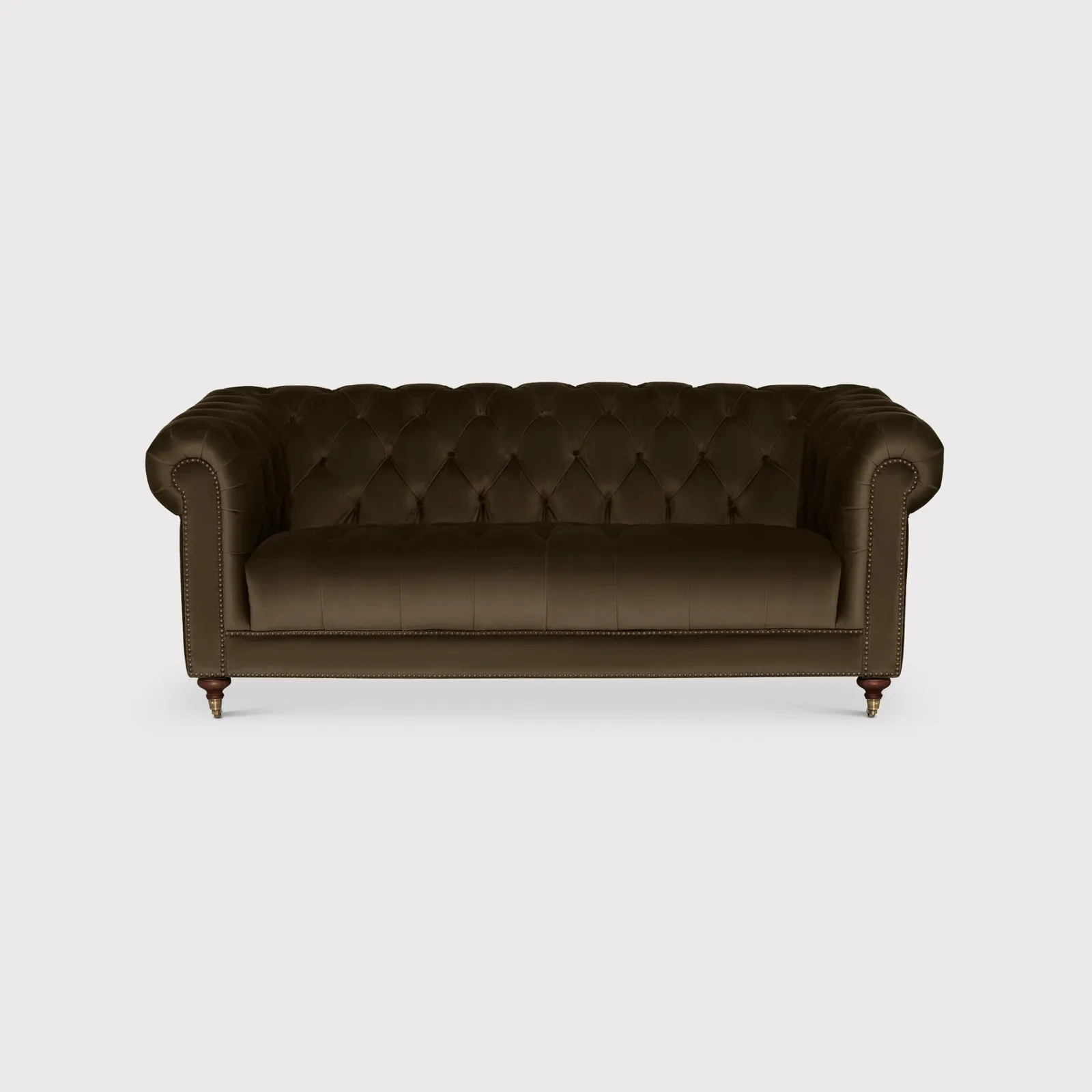 Ullswater 3 Seater Chesterfield Sofa, Green Velvet | Barker & Stonehouse