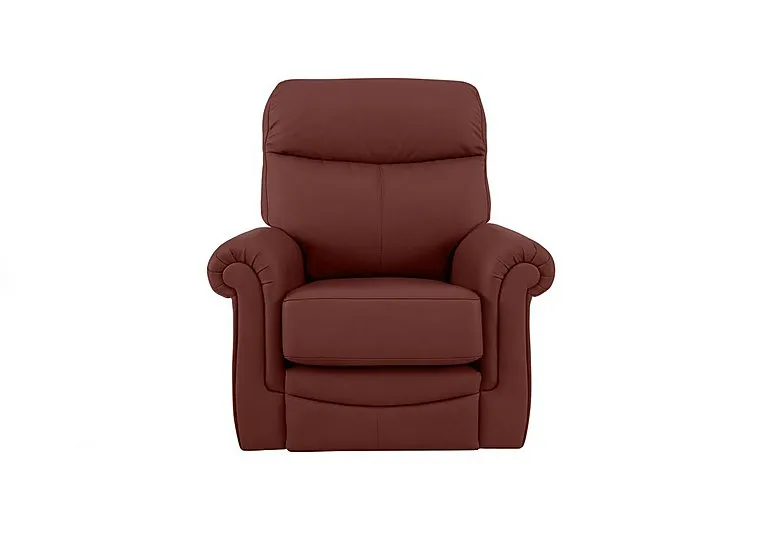 Avon NC Leather Armchair - Capri Claret