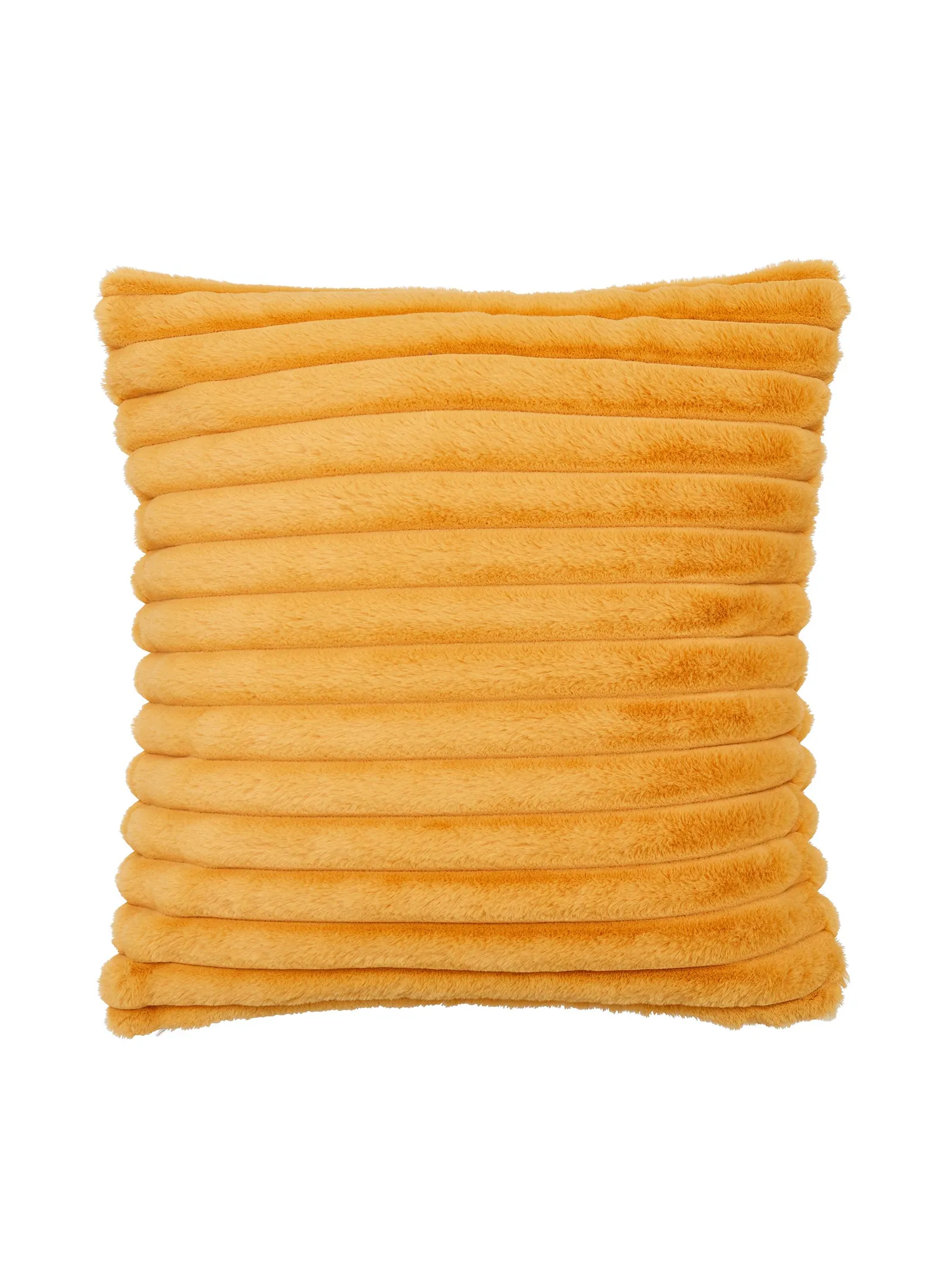 Catherine Lansfield 'Cosy Ribbed' Cushion in Mustard 4