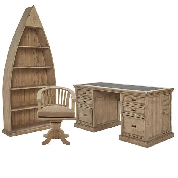 Verberie Reclaimed Wood Office Set
