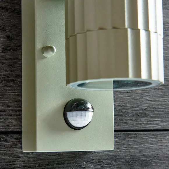 Georgi Ribbed 2 Light PIR Outdoor Wall Light 4