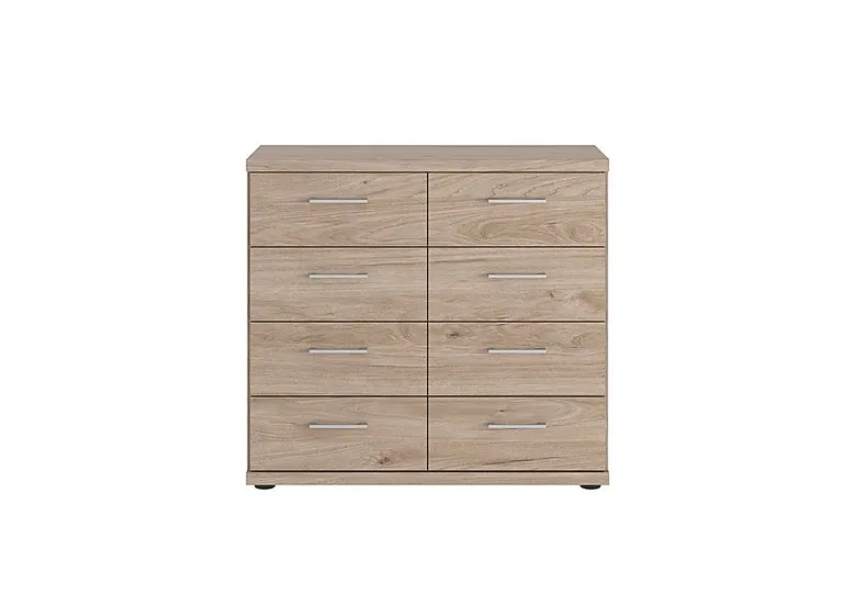 Oxford 8 Drawer Wide Chest - Holm Oak