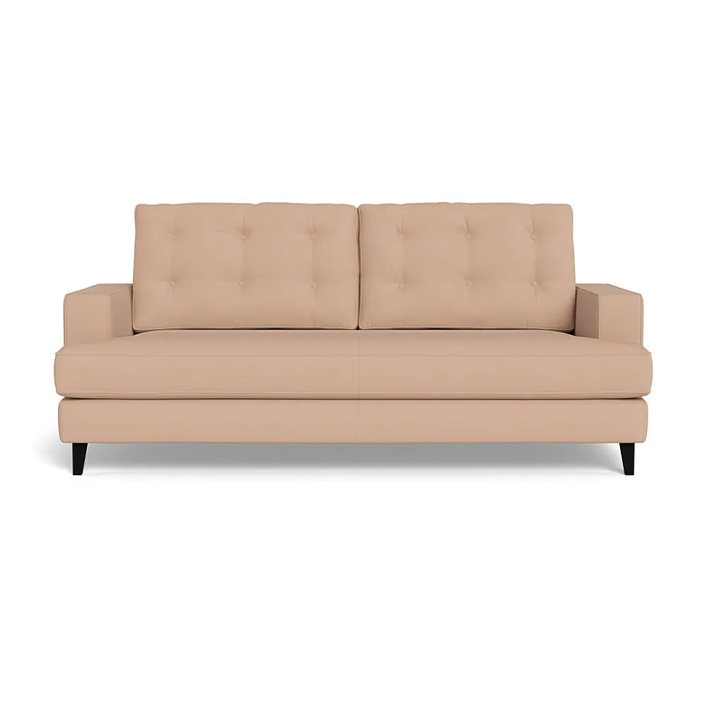 Heal's Mistral 3 Seater Sofa Capelo Linen-Cotton Rosedale Black Feet 1