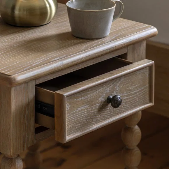 Cedar & Sage Boden 1 Drawer Bedside Table 2