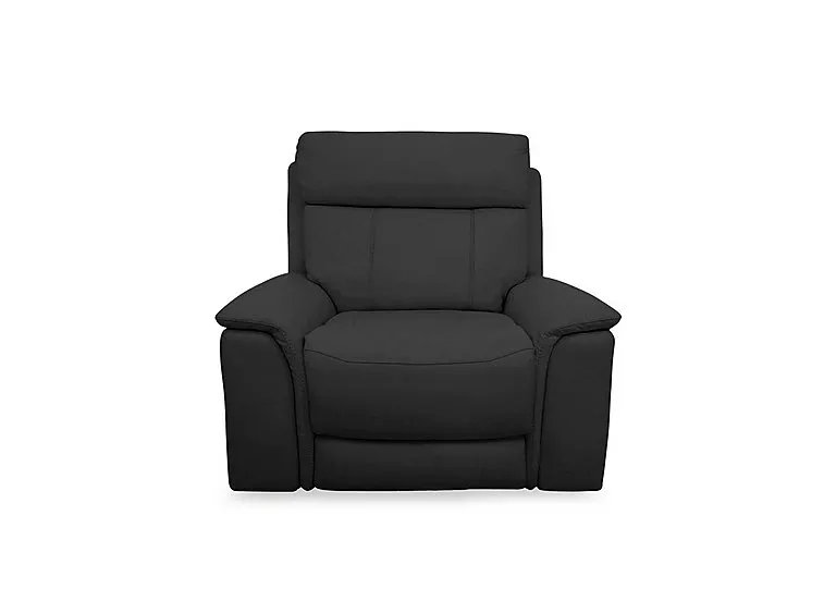 Chill Leather Power Recliner Chair with Bluetooth - Classic Black