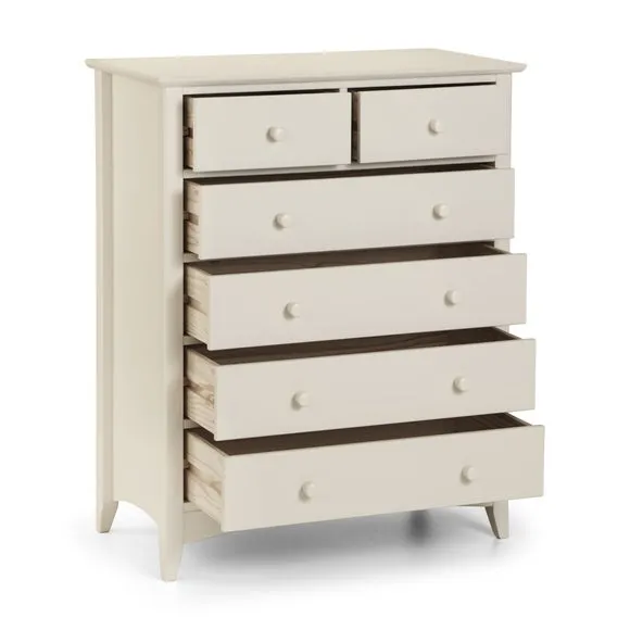 Cameo 6 Drawer Chest, Stone 3