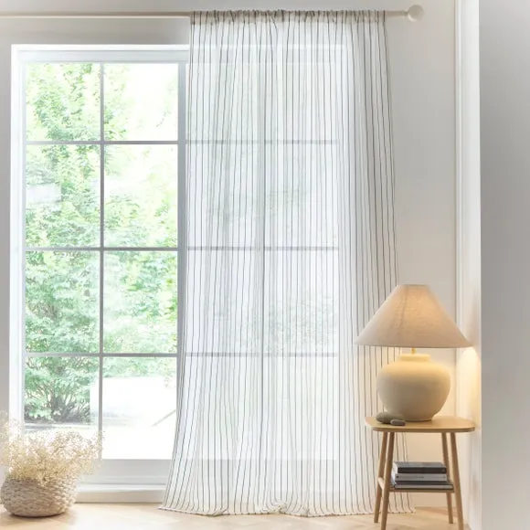 Lucia Stripe Slot Top Voile Panel 2
