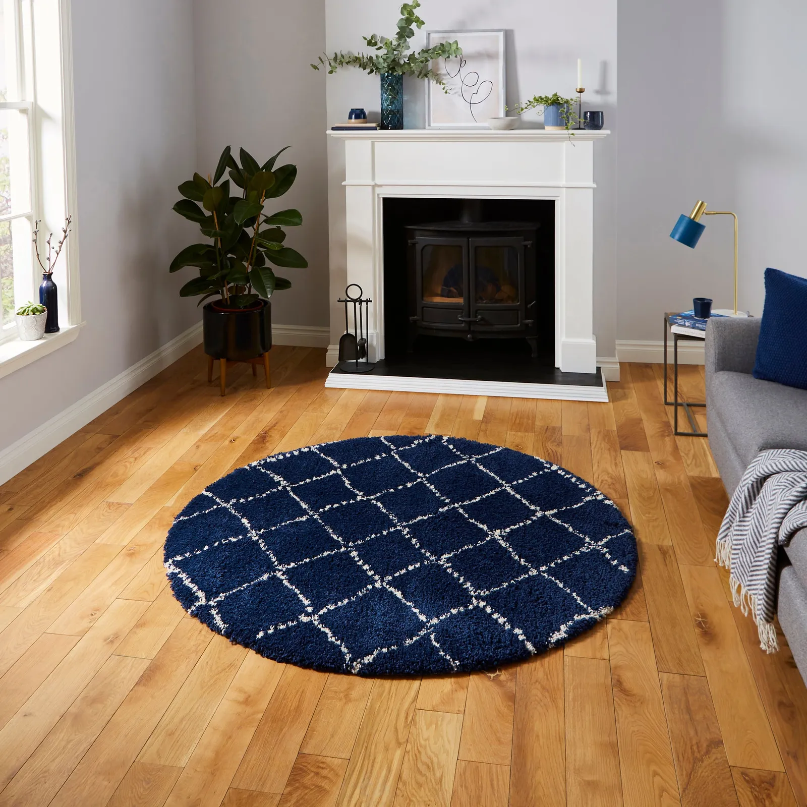 Royal Nomadic 5413 Circle Rug Royal Nomadic 5413 Navy