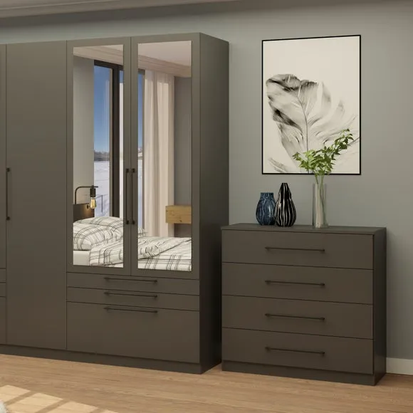 Foster 5 Door 6 Drawer Wardrobe