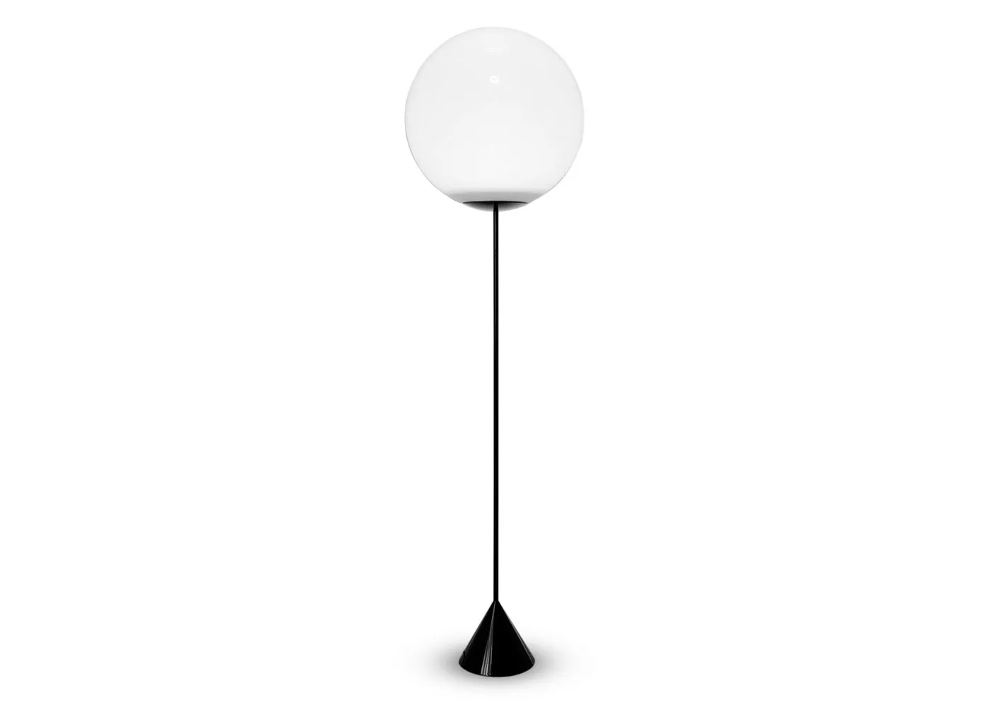 Tom Dixon Opal Cone Floor Lamp Black