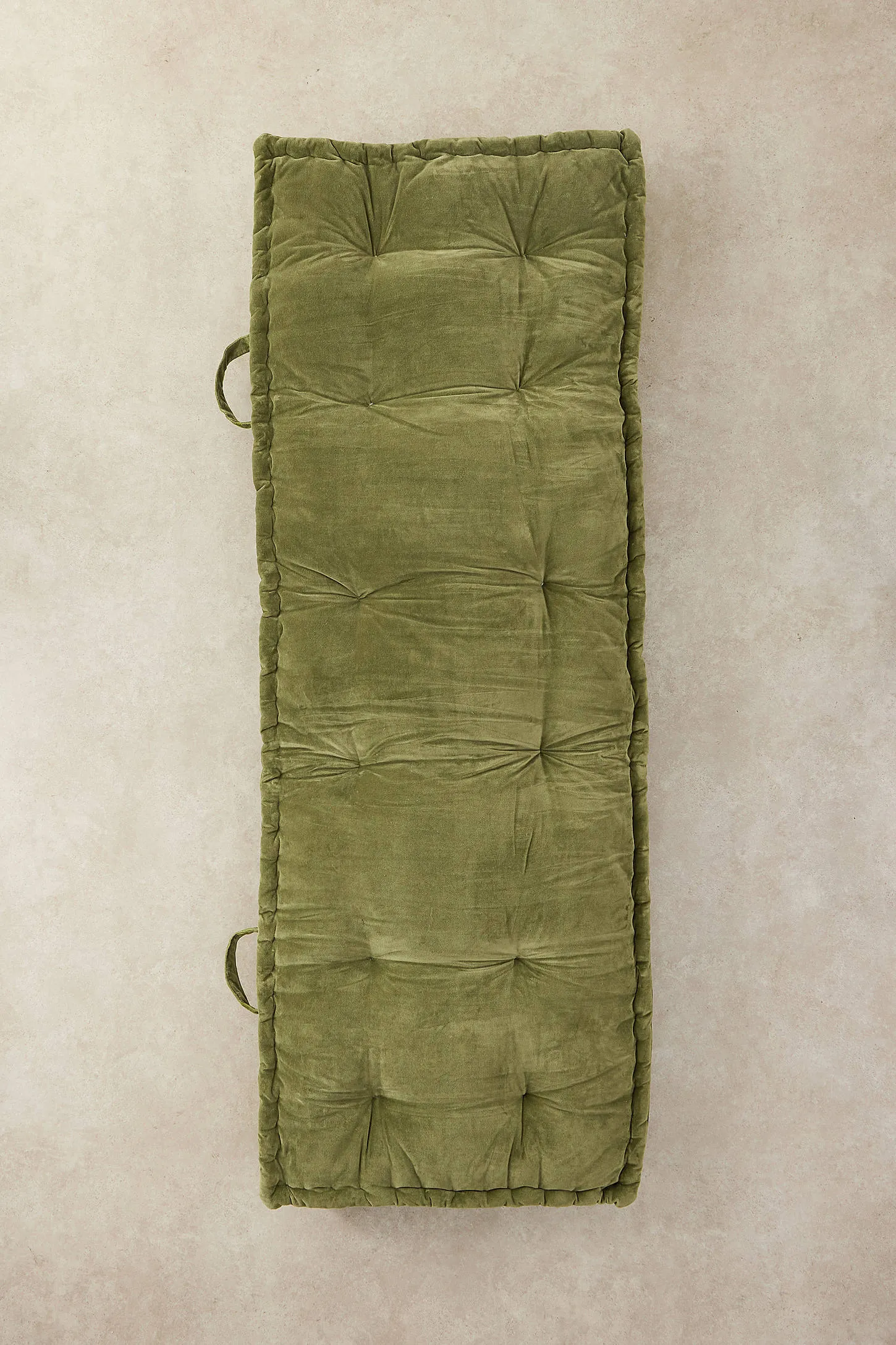 Rohini Olive Velvet Daybed Cushion - Olive