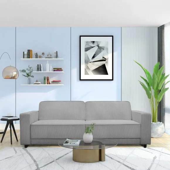 Allie Corduroy 3 Seater Sofa Bed 1
