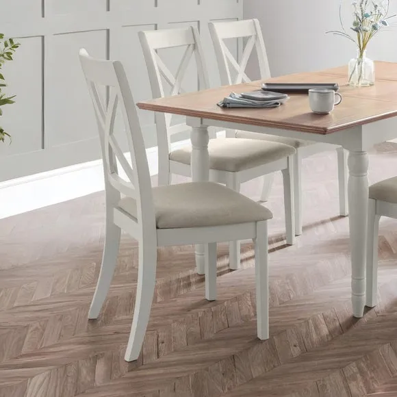 Provence Set of 2 Dining Chairs, Grey 2