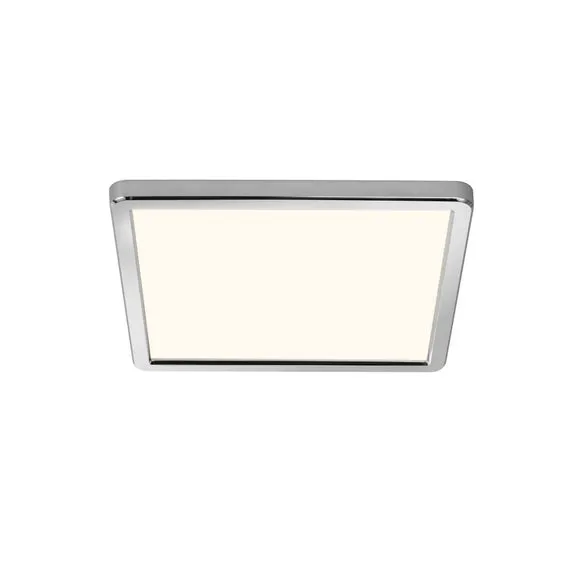 Nordlux Oja 29 Square Ip54 3000/4000K 3-step Ceiling Light Chrome, Silver 2