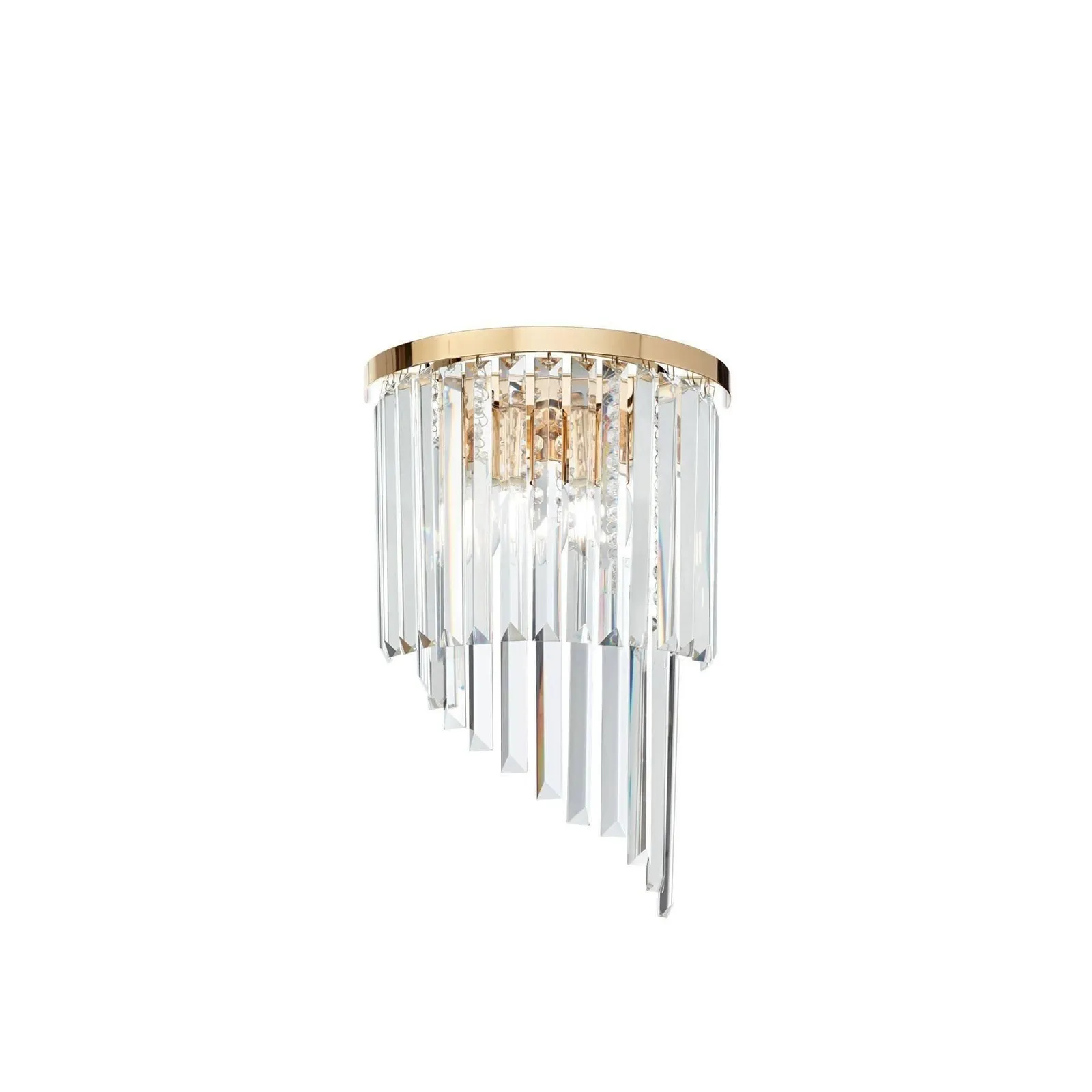 Netlighting Carlton 3 Light Wall Light Gold E14
