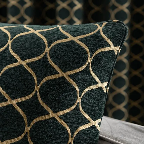 Ogee Chenille Feather Filled Cushion 2