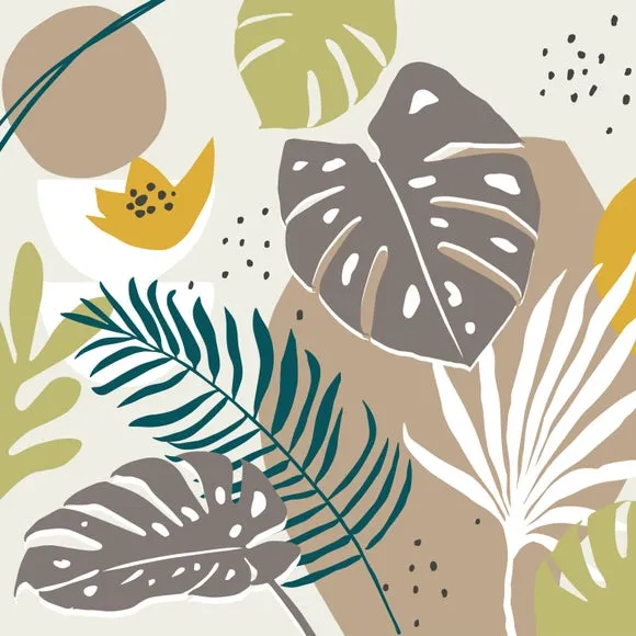 Tropical Abstract Wall Mural 4