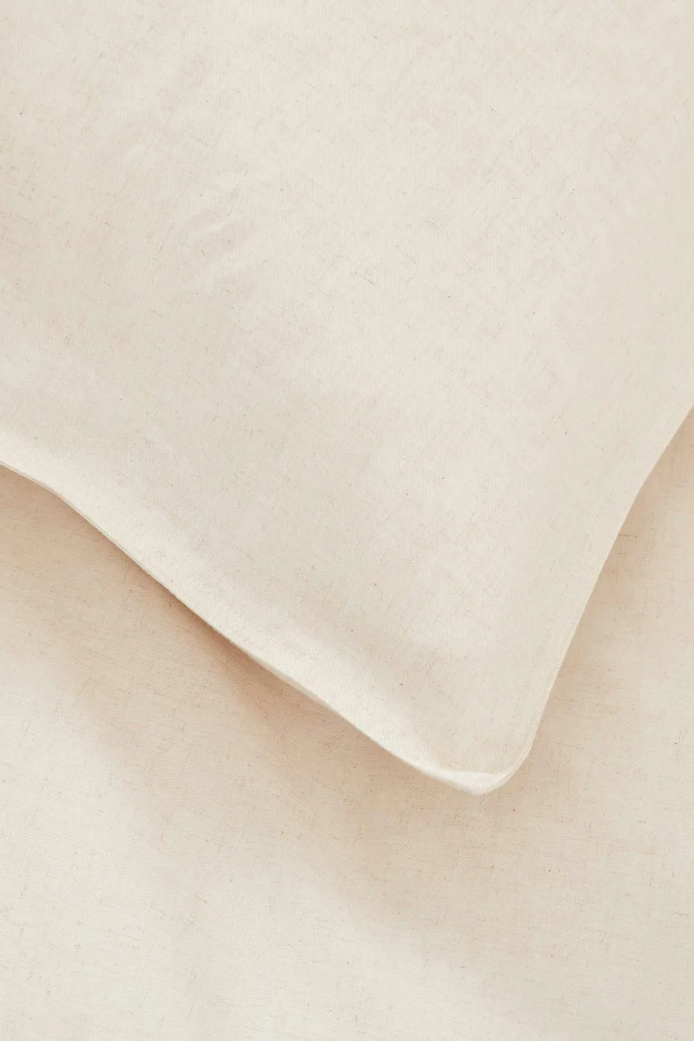 Panda Bamboo & French Linen Pillowcases (2-Pack) Natural, Cream 3