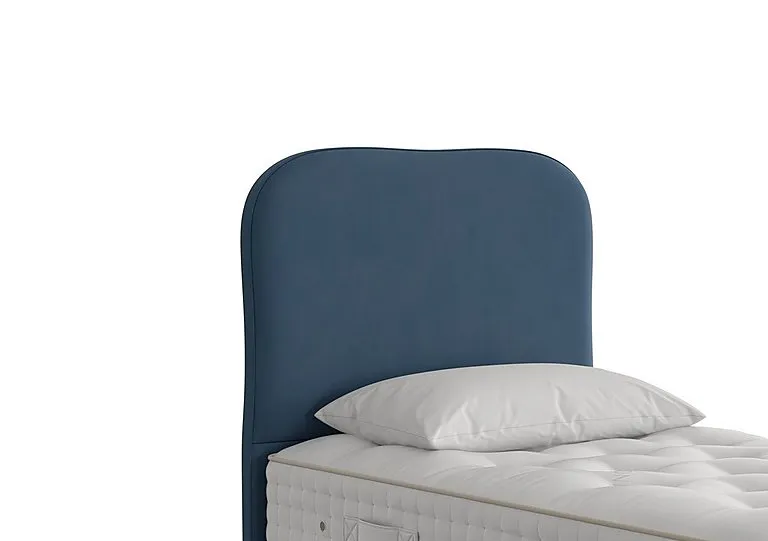 Lennox Floor Standing Headboard - Single - Plush Petrol