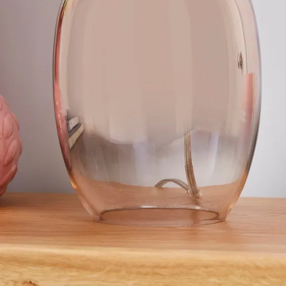 Seychelles Mini Blush Pink Table Lamp 4