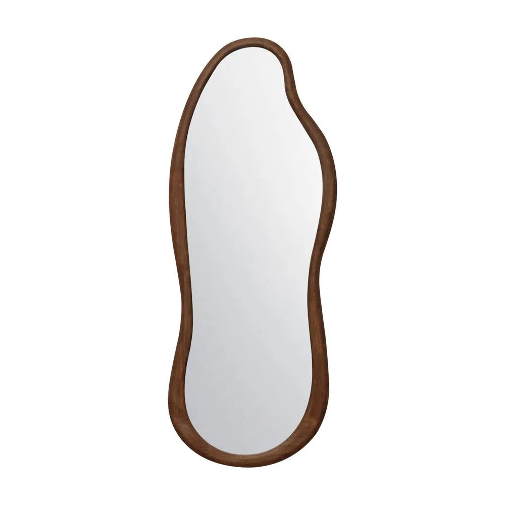 sweeek Wooden mirror in Dark Brown 3