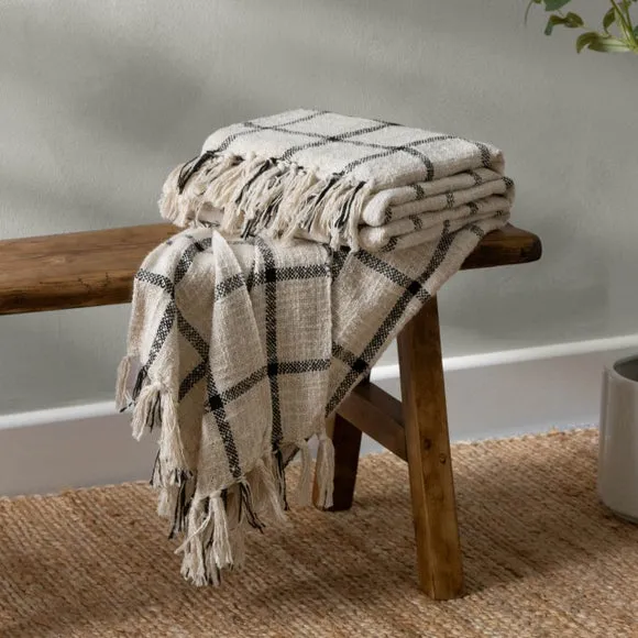 Yard Beni Cotton Throw Blanket 130cm x 180cm 1