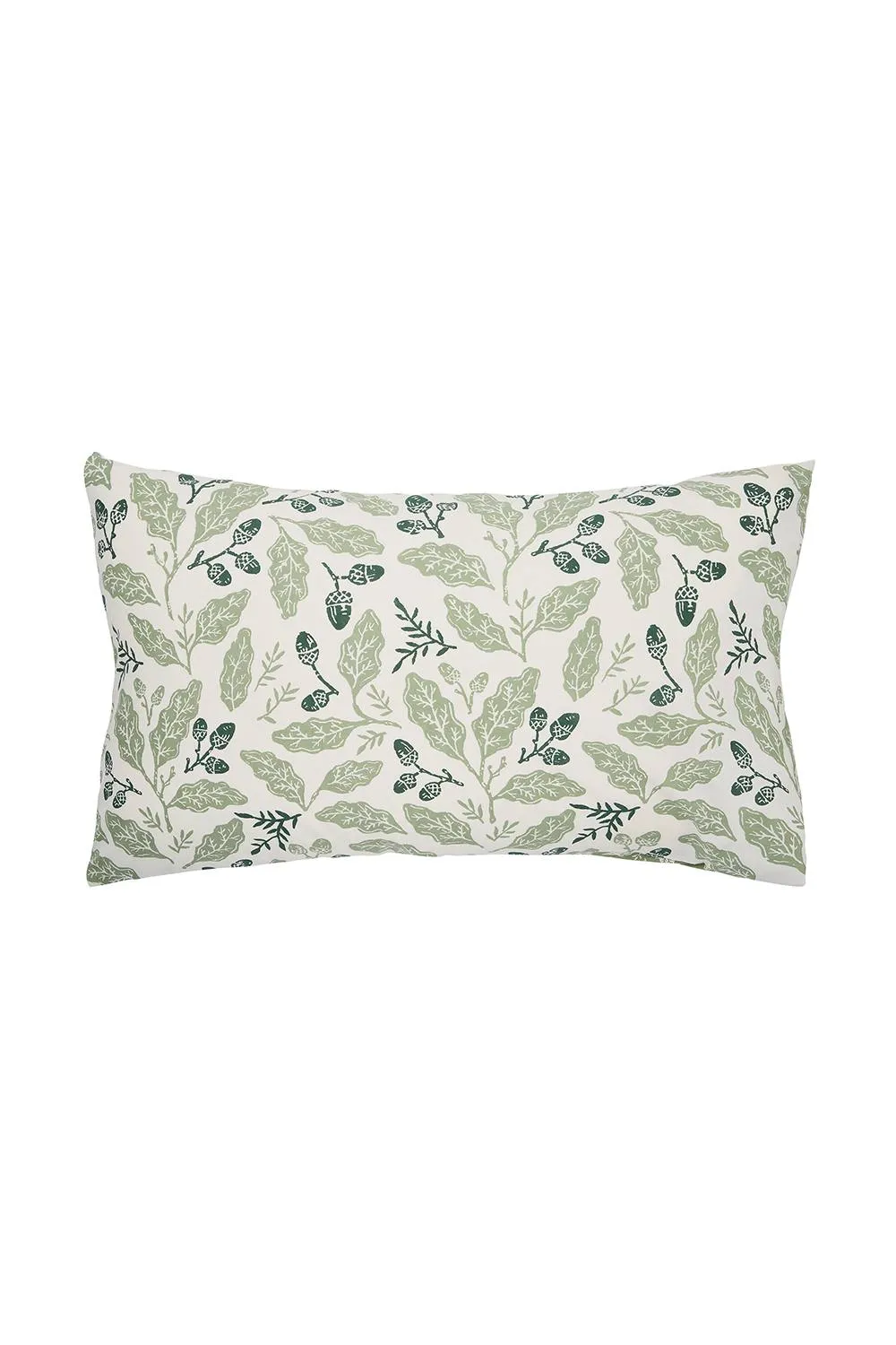 Helena Springfield 'Acorns' Cotton Duvet Cover Set in Light Green 3