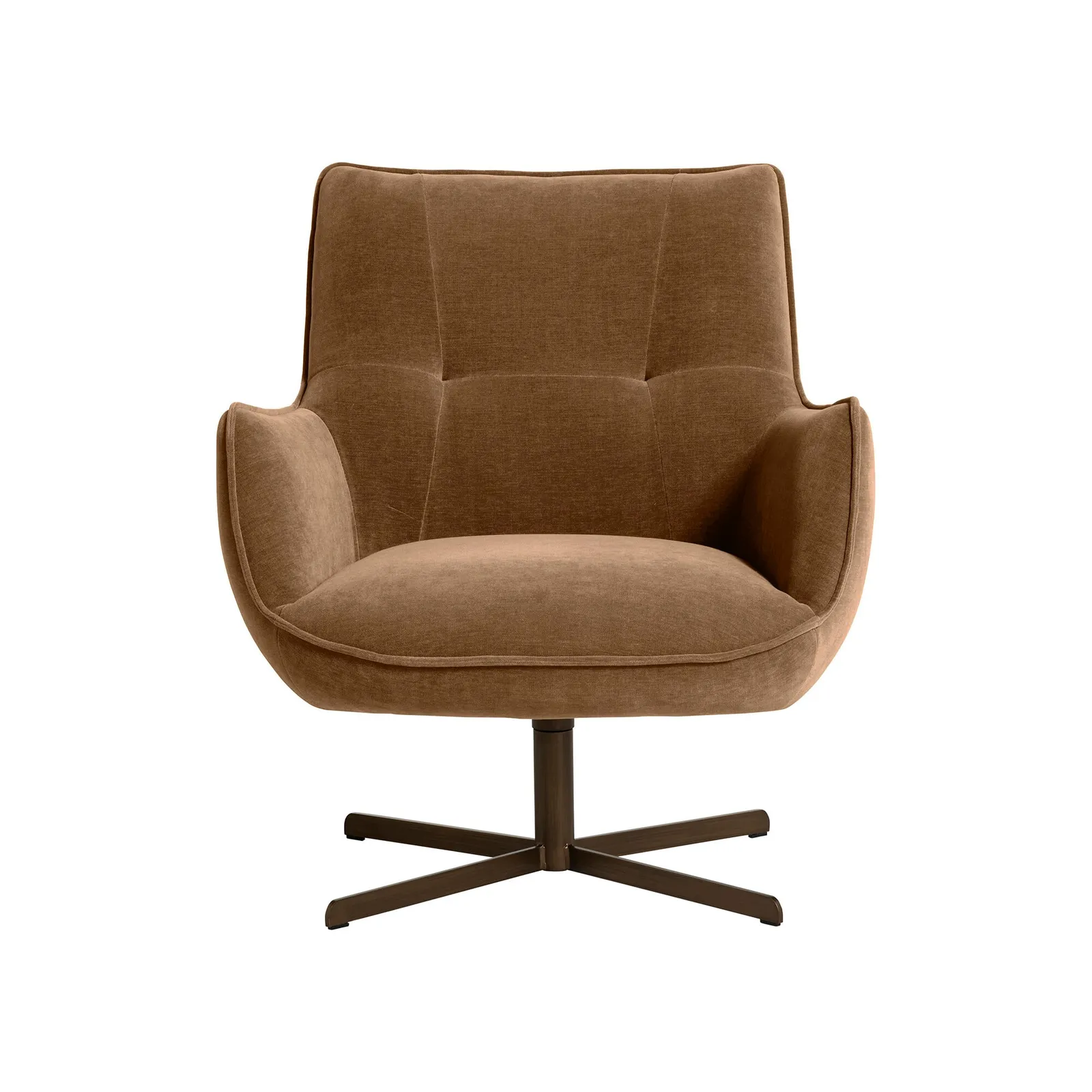 Milne Armchair, Brown Fabric | Barker & Stonehouse 2