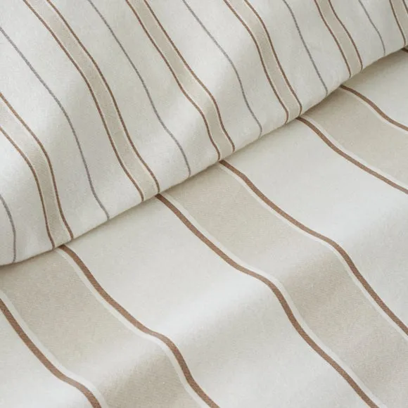 Bianca Fine Linens Regal Stripe 100% Brushed Cotton Duvet Cover & Pillowcase Set 3