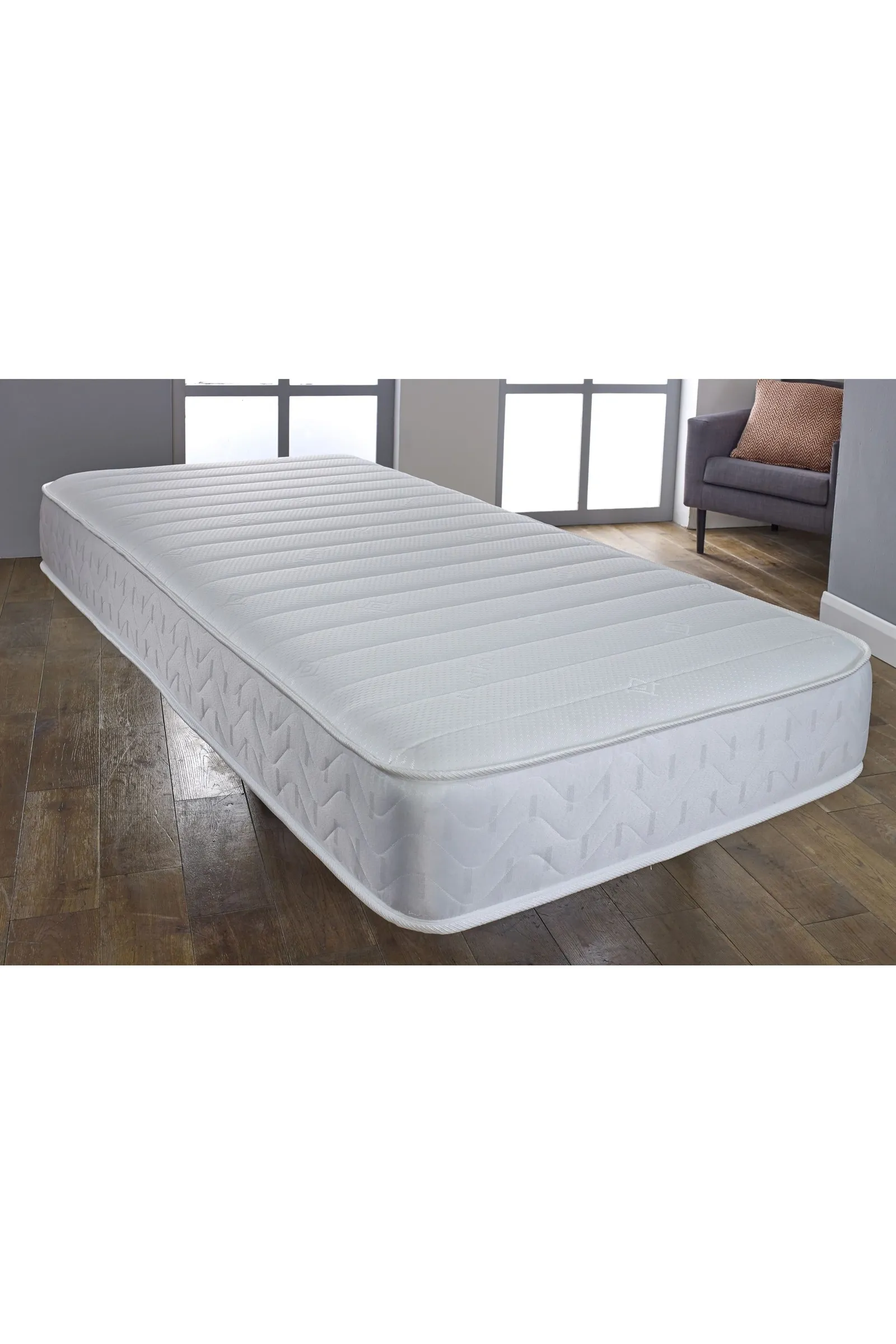 eXtreme Comfort Ltd Budget Memory Sprung Mattress Entry-Level Hybrid Design Comfortable in White 5
