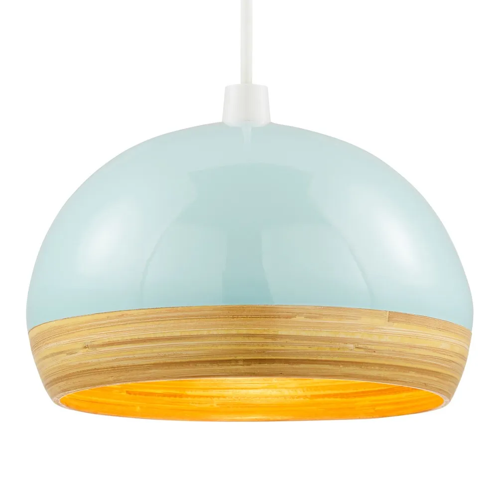 Bamboo Dome Easyfit Shade, Minty Blue 1