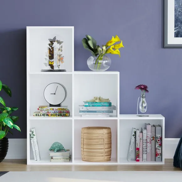 Vida Designs Durham 6 Cube Staircase Storage Unit 3