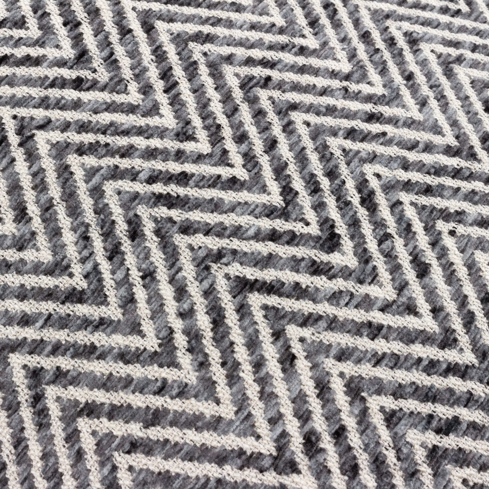 Wylder Croft Twill Woven Cushion in Grey 5