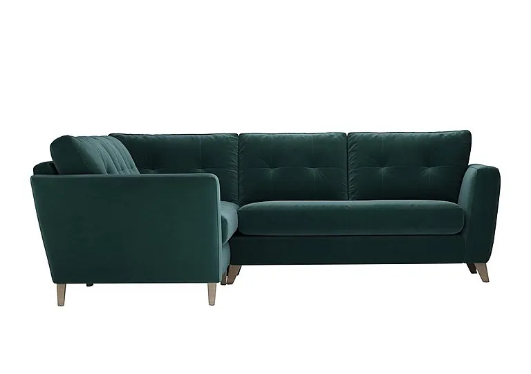 Hermione Fabric Corner Sofa - Evening Teal