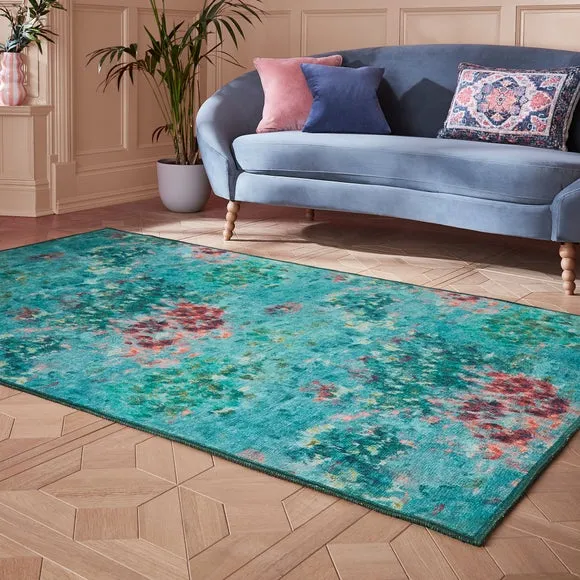 Clarke and Clarke Fiore Washable Rug 1