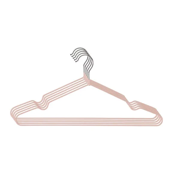 Set of 5 Coated Wire Hangers 4