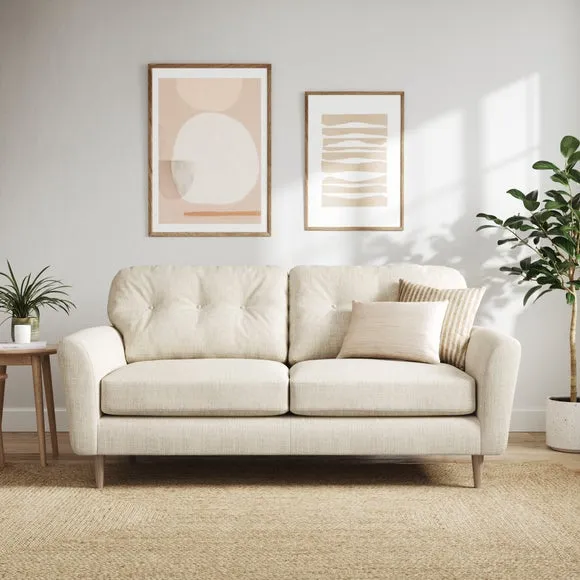 Sven Chunky Tonal Weave 3 Seater Sofa 1